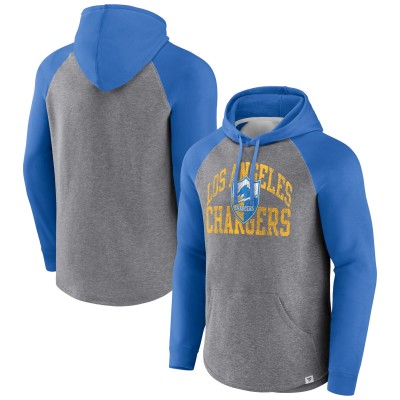 Толстовка Los Angeles Chargers Favorite Arch Raglan - Heather Gray