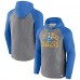 Толстовка Los Angeles Chargers Favorite Arch Raglan - Heather Gray