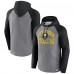 Pittsburgh Steelers Fanatics Heather Gray Favorite Arch Raglan Pullover Hoodie