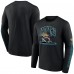 Jacksonville Jaguars Fanatics Black Helmet Platform Long Sleeve T-Shirt