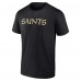 Футболка New Orleans Saints Fanatics Black Home Field Advantage