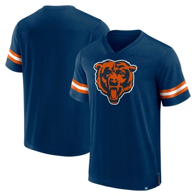 Футболка Chicago Bears Jersey Tackle V-Neck - Navy