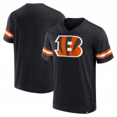 Футболка Cincinnati Bengals Jersey Tackle V-Neck - Black Футболка Cincinnati Bengals Jersey Tackle V-Neck - Black