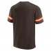 Футболка Cleveland Browns Jersey Tackle V-Neck - Brown