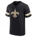 Футболка New Orleans Saints Jersey Tackle V-Neck - Black
