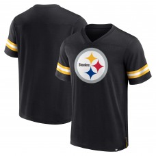 Футболка Pittsburgh Steelers Black Jersey Tackle V-Neck