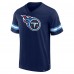 Футболка Tennessee Titans Tackle V-Neck - Navy