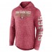 Кофта с капюшоном San Francisco 49ers Pill Stack - Heather Scarlet