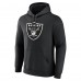 Las Vegas Raiders Fanatics Black Primary Logo Fleece Pullover Hoodie