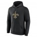 Толстовка New Orleans Saints Fanatics Black Primary Logo Fleece