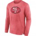 Футболка с длинным рукавом San Francisco 49ers Washed Primary - Scarlet