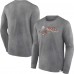 Футболка с длинным рукавом Cincinnati Bengals Washed Primary - Heather Charcoal