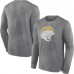 Футболка с длинным рукавом Los Angeles Chargers Washed Primary - Heather Charcoal