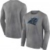 Футболка с длинным рукавом Carolina Panthers Washed Primary - Heather Charcoal