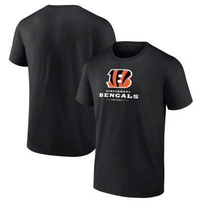 Cincinnati Bengals Fanatics Black Team Lockup T-Shirt