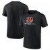 Cincinnati Bengals Fanatics Black Team Lockup T-Shirt