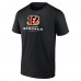 Cincinnati Bengals Fanatics Black Team Lockup T-Shirt