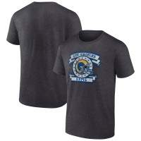 Los Angeles Rams Fanatics Wingback Carry T-Shirt - Heather Charcoal
