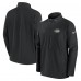 New York Jets Nike Black Sideline Coach Half-Zip Jacket