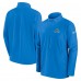 Los Angeles Chargers Nike Powder Blue Sideline Coach Half-Zip Jacket