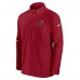 Arizona Cardinals Nike Cardinal Sideline Coach Half-Zip Jacket