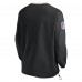 Ветровка New Orleans Saints Nike Black 2023 Sideline V-Neck