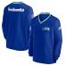 Ветровка Seattle Seahawks Nike Throwback V-Neck- Royal