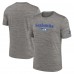 Футболка Seattle Seahawks Nike Throwback Sideline Performance - Heather Charcoal