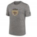 Футболка New Orleans Saints Nike Heather Charcoal 2023 Sideline Alternate Logo Performance