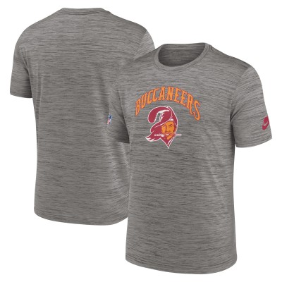 Футболка Tampa Bay Buccaneers Nike Throwback Sideline Performance - Heather Charcoal
