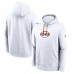 Толстовка Cleveland Browns Nike 2023 Sideline Club Alternate Tri-Blend - White