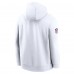 Толстовка Cleveland Browns Nike 2023 Sideline Club Alternate Tri-Blend - White