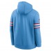 Толстовка Tennessee Titans Nike Oilers Throwback Sideline Club Alternate - Blue