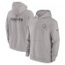 Толстовка New Orleans Saints Nike Gray Sideline Club Fleece