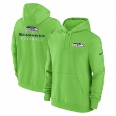 Толстовка Seattle Seahawks Nike Sideline Club Fleece - Neon Green