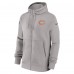 Толстовка на молнии Chicago Bears Nike Gray 2023/24 Sideline Club