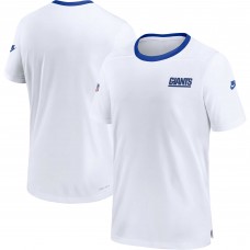 New York Giants Nike White Sideline Coaches Alternate Performance T-Shirt