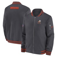 Бомбер Cleveland Browns Nike Anthracite Coach
