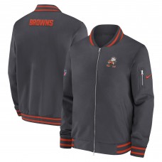 Бомбер Cleveland Browns Nike Anthracite Coach