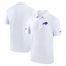 Buffalo Bills Nike White Sideline Coaches Performance Polo