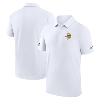 Поло Minnesota Vikings Nike Sideline Coaches Performance - White