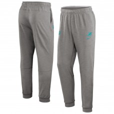 Спортивные штаны Miami Dolphins Nike 2023 Sideline Performance - Heather Charcoal