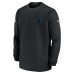 Футболка Carolina Panthers Nike 2023 Sideline Long Sleeve Performance - Black