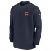 Кофта Chicago Bears Nike 2023 Sideline Throwback Heavy Brushed Waffle - Navy