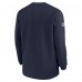 Кофта с длинным рукавом Tennessee Titans Nike 2023 Sideline Throwback Heavy Brushed Waffle - Navy