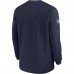 Кофта Denver Broncos Nike 2023 Sideline Throwback Heavy Brushed Waffle - Navy