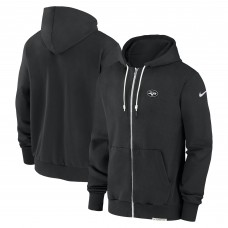 New York Jets Nike Black Sideline Performance Full-Zip Hoodie Sweatshirt New York Jets Nike Black Sideline Performance Full-Zip Hoodie Sweatshirt