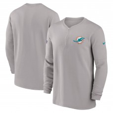 Кофта с длинным рукавом Miami Dolphins Nike 2023 Sideline Performance - Gray