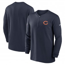 Кофта с длинным рукавом Chicago Bears Nike 2023 Sideline Performance - Navy