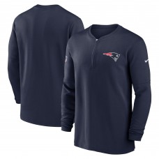 Кофта с длинным рукавом New England Patriots Nike 2023 Sideline Performance - Navy